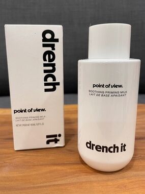 NWT POINT OF VIEW POV Drench It Soothing Priming Milk 150 ml Cooling Hydration